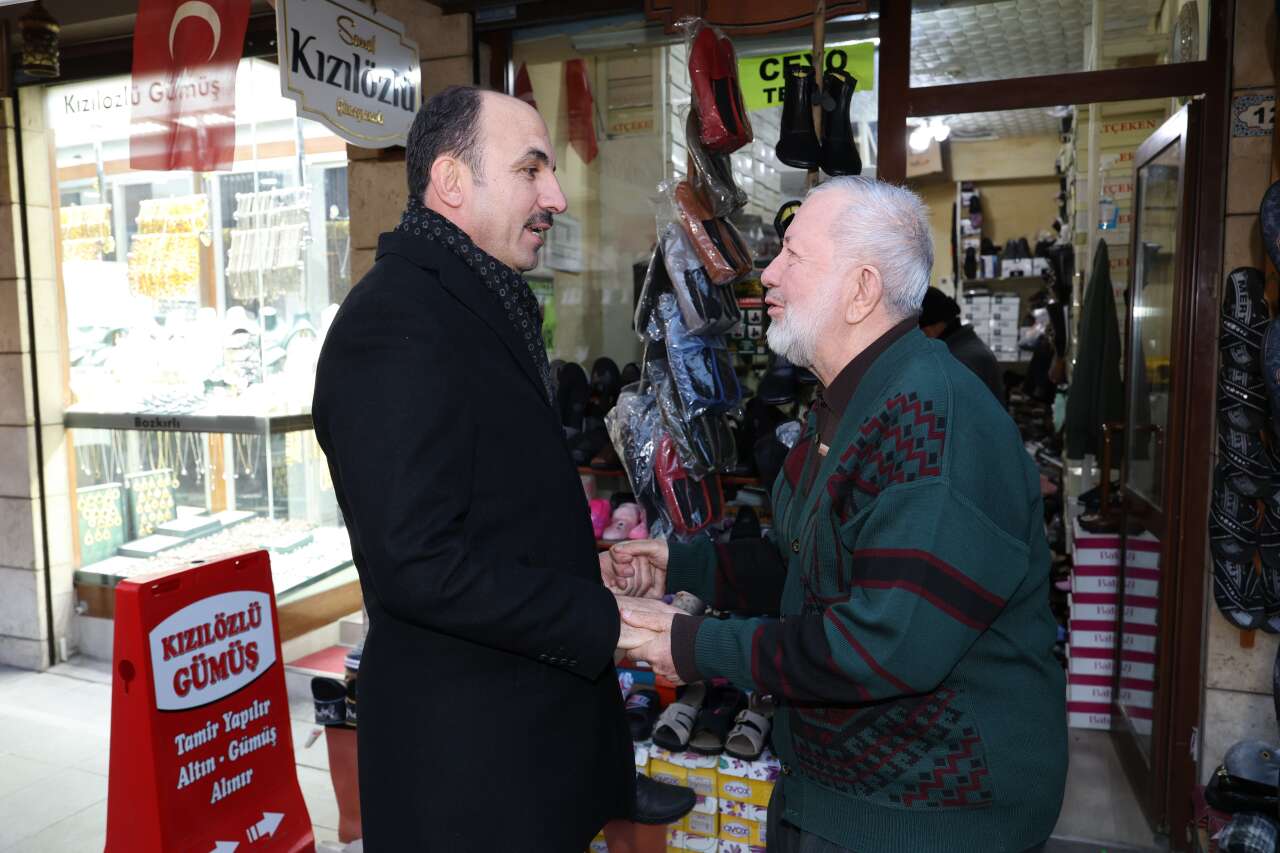 Başkan Altay, Konya sokaklarında halkın arasına karıştı 3